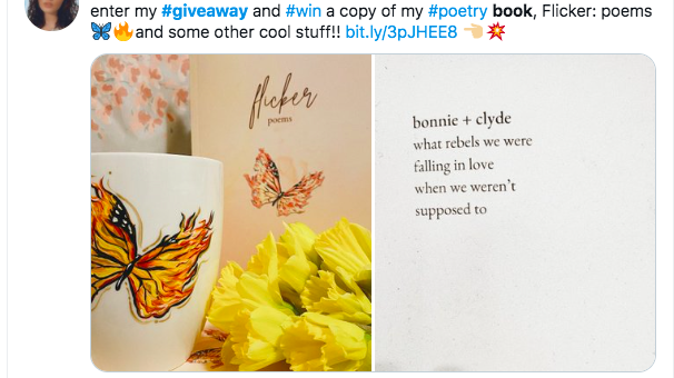 market on Twitter by Planning a book giveaway